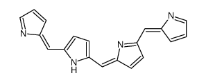 2-(pyrrol-2-ylidenemethyl)-5-[[5-(pyrrol-2-ylidenemethyl)-1H-pyrrol-2-yl]methylidene]pyrrole Structure