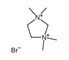 tetrahydro-1,1,3,3-tetramethylimidazolium dibromide Structure