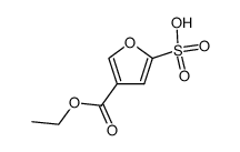 ethyl 4-furoate-2-sulfonic acid结构式