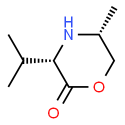 2-Morpholinone,5-methyl-3-(1-methylethyl)-,(3S,5R)-(9CI) structure