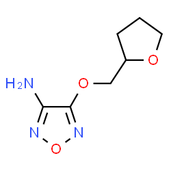 1,2,5-Oxadiazol-3-amine,4-[(tetrahydro-2-furanyl)methoxy]-(9CI)结构式