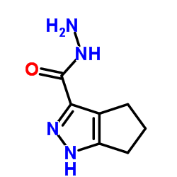 1,4,5,6-四氢环戊并吡唑-3-酰肼结构式