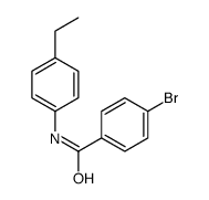 4-Bromo-N-(4-ethylphenyl)benzamide structure