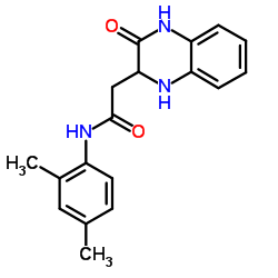 N-(2,4-DIMETHYL-PHENYL)-2-(3-OXO-1,2,3,4-TETRAHYDRO-QUINOXALIN-2-YL)-ACETAMIDE结构式