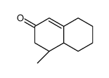 (4R,4aS)-4-methyl-4,4a,5,6,7,8-hexahydro-3H-naphthalen-2-one Structure