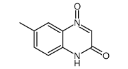 2(1H)-Quinoxalinone,6-methyl-,4-oxide结构式