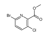 Methyl 6-bromo-3-chloropicolinate structure