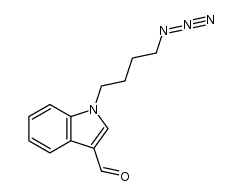 1-(4-azidobutyl)-1H-indole-3-carbaldehyde Structure