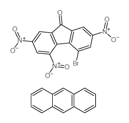 anthracene; 5-bromo-2,4,7-trinitro-fluoren-9-one结构式