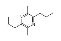 2,5-dimethyl-3,6-dipropylpyrazine结构式