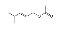 (E)-1-acetoxy-4-methyl-2-pentene Structure