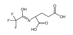 (2S)-2-[(2,2,2-trifluoroacetyl)amino]pentanedioic acid结构式