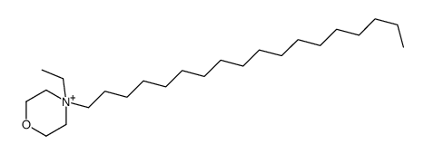 4-ethyl-4-octadecylmorpholin-4-ium结构式