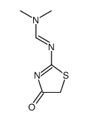 N,N-dimethyl-N'-(4-oxo-1,3-thiazol-2-yl)methanimidamide结构式