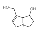 1H-Pyrrolizine-7-methanol,2,3,5,7a-tetrahydro- 1-hydroxy-,(1S,7aR)- Structure