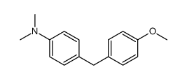 4-[(4-methoxyphenyl)methyl]-N,N-dimethylaniline Structure