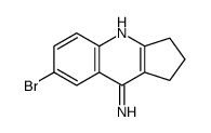 2,3-Dihydro-7-bromo-1H-cyclopenta[b]quinolin-9-amine Structure