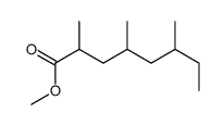 2,4,6-Trimethyloctanoic acid methyl ester structure