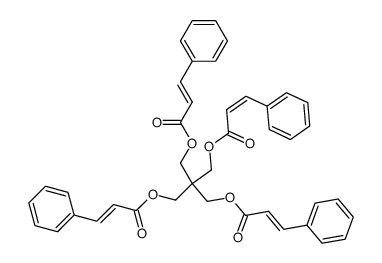 tetra(cinnamoyloxymethyl)methane Structure