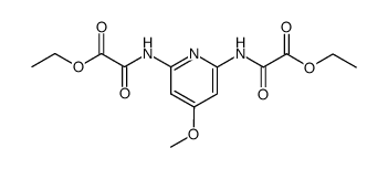 Diethyl N,N'-[4-methoxy-2,6-pyridinediyl]-dioxamate结构式