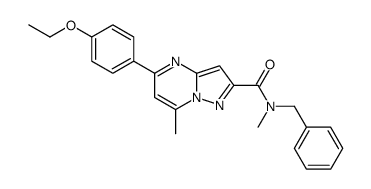 N-benzyl-5-(4-ethoxyphenyl)-N,7-dimethylpyrazolo[1,5-a]pyrimidine-2-carboxamide Structure