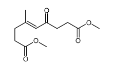 dimethyl 4-methyl-6-oxonon-4-enedioate Structure