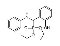 2-[anilino(diethoxyphosphoryl)methyl]phenol Structure