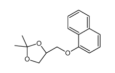 (4R)-2,2-dimethyl-4-(naphthalen-1-yloxymethyl)-1,3-dioxolane Structure