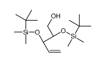 (2R,3S)-2,3-bis[[tert-butyl(dimethyl)silyl]oxy]pent-4-en-1-ol Structure