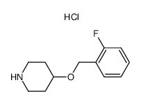 4-[(2-Fluorobenzyl)oxy]piperidine hydrochloride图片