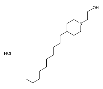 2-(4-decylpiperidin-1-yl)ethanol,hydrochloride Structure