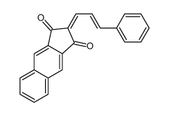 2-cinnamylidenecyclopenta[b]naphthalene-1,3-dione Structure