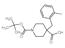 n-boc-4-(2'-fluoro) benzyl-4-piperidine carboxylic acid picture