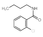 N-n-丁基-2-氯苯甲酰胺结构式