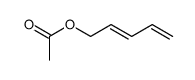 trans-2,4-pentadienyl acetate结构式