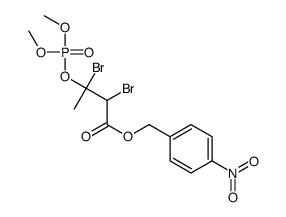 (4-nitrophenyl)methyl 2,3-dibromo-3-dimethoxyphosphoryloxybutanoate Structure