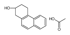 acetic acid,(2S)-1,2,3,4-tetrahydrophenanthren-2-ol结构式