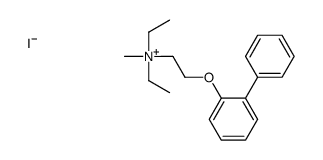 diethyl-methyl-[2-(2-phenylphenoxy)ethyl]azanium,iodide结构式