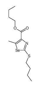 butyl 2-butylsulfanyl-5-methyl-1,3-selenazole-4-carboxylate结构式