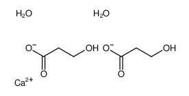 calcium,3-hydroxypropanoate,dihydrate结构式