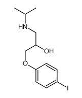 1-(4-iodophenoxy)-3-(propan-2-ylamino)propan-2-ol Structure