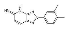 2-(3,4-xylyl)-2H-1,2,3-triazolo[4,5-b]pyridin-5-amine结构式