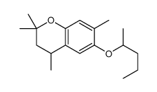 2,2,4,7-tetramethyl-6-pentan-2-yloxy-3,4-dihydrochromene Structure