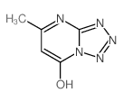 5-Methyltetraazolo(1,5-a)pyrimidin-7-ol结构式