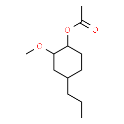 2-Methoxy-4-propylcyclohexyl acetate结构式