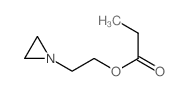 2-aziridin-1-ylethyl propanoate结构式