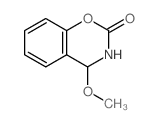 2H-1,3-Benzoxazin-2-one, 3,4-dihydro-4-methoxy- structure