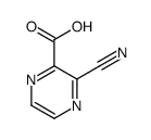 Pyrazinecarboxylic acid, 3-cyano- (9CI) Structure