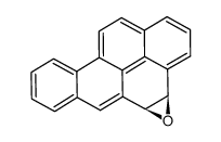 4(R),5(S)-benzopyrene-4,5-epoxide结构式