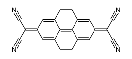 13,13,14,14-tetracyano-4,5,9,10-tetrahydro-2,7-pyrenoquinodimethane结构式